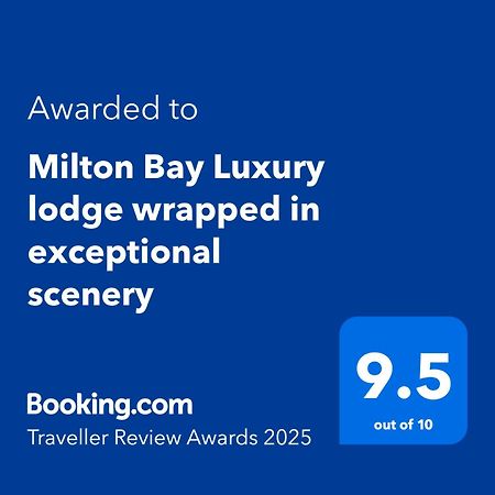 Milton Bay Luxury Lodge Wrapped In Exceptional Scenery Morenish 외부 사진