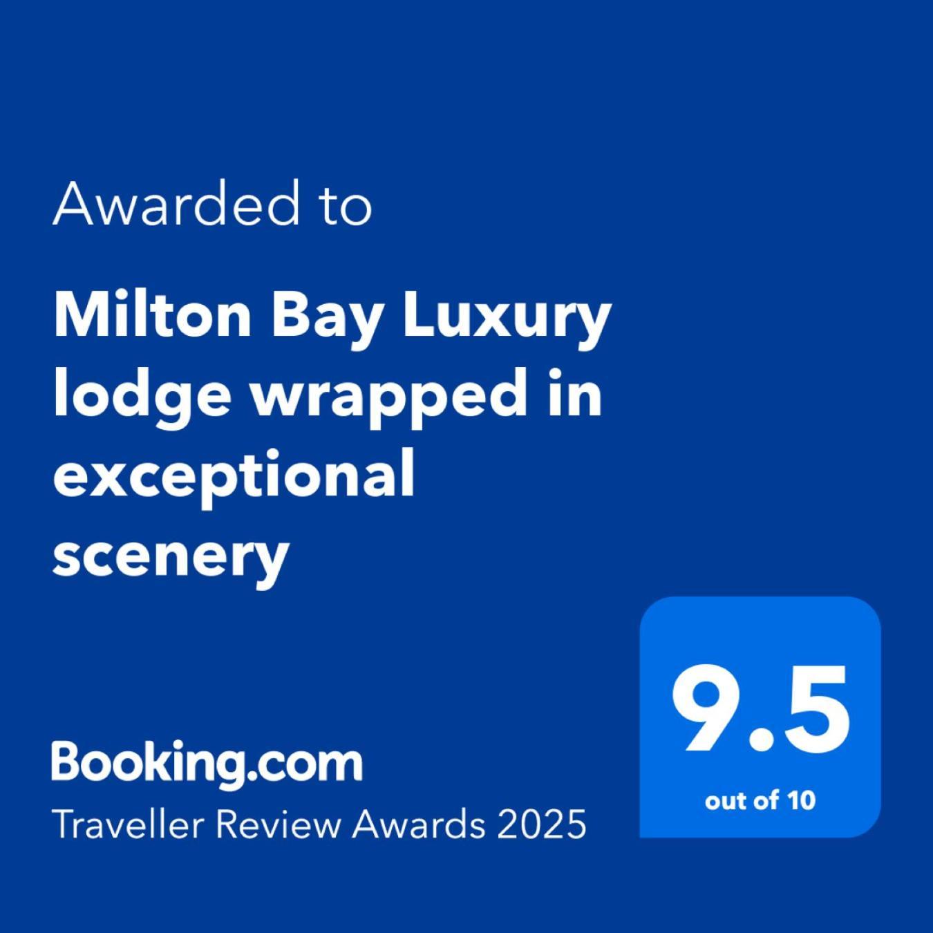 Milton Bay Luxury Lodge Wrapped In Exceptional Scenery Morenish 외부 사진